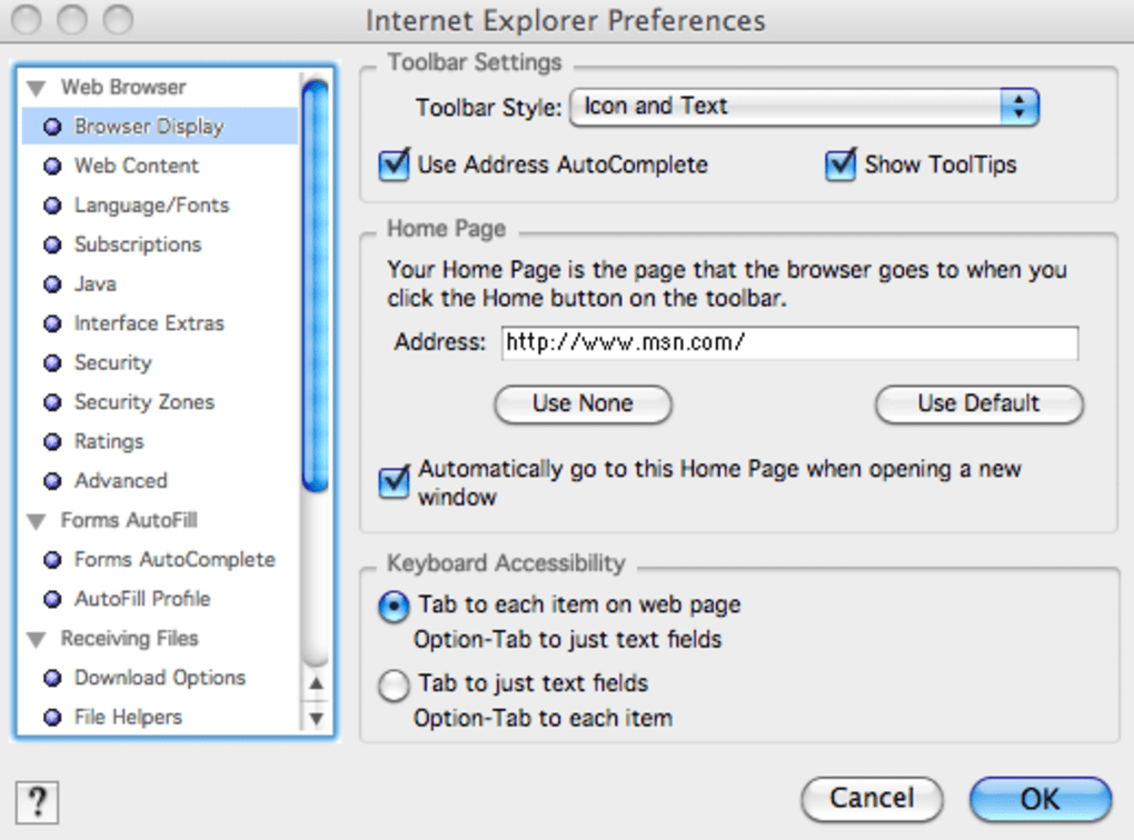 internet explorer 11 for mac